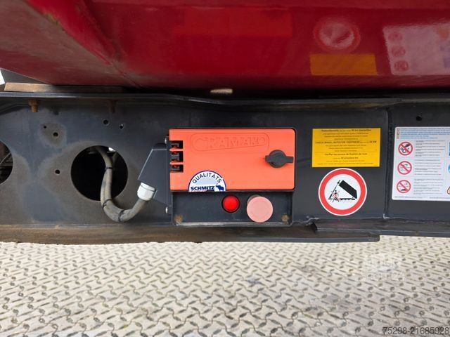 Kipper Auflieger SCHMITZ CARGOBULL SKI 24 SL 7.2 / Alu-Felgen / Liftachse