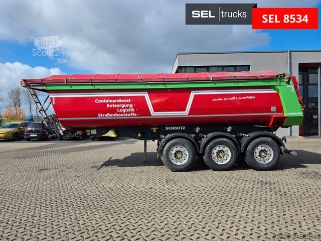 Kipper Auflieger SCHMITZ CARGOBULL SKI 24 SL 7.2 / Alu-Felgen / Liftachse