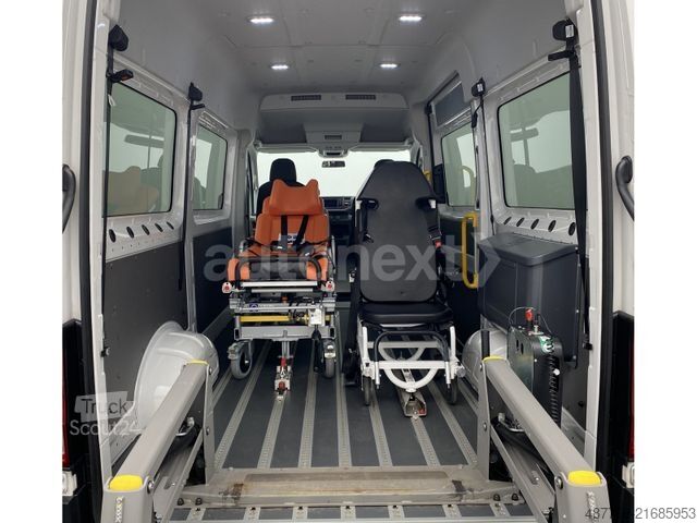 Mikroautobusas VOLKSWAGEN Crafter 35 Rollstuhl-Lift *LIEGE/TRAGESTUHL* KAM