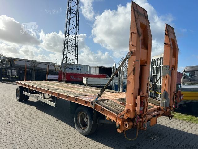 Remorque porte-engins surbaissée LANGENDORF TUE 13/100-2  2-Achser Tieflader Plattform
