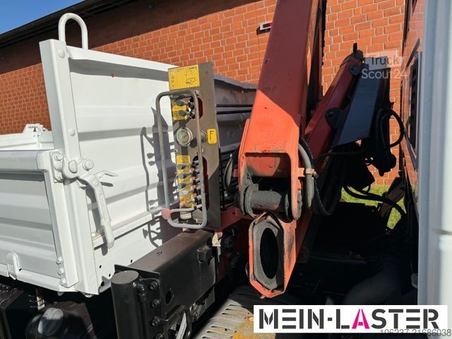 Dreiseitenkipper IVECO ML75E16 3 S-Kipper Kran PK  9,4m-550 kg Greifer