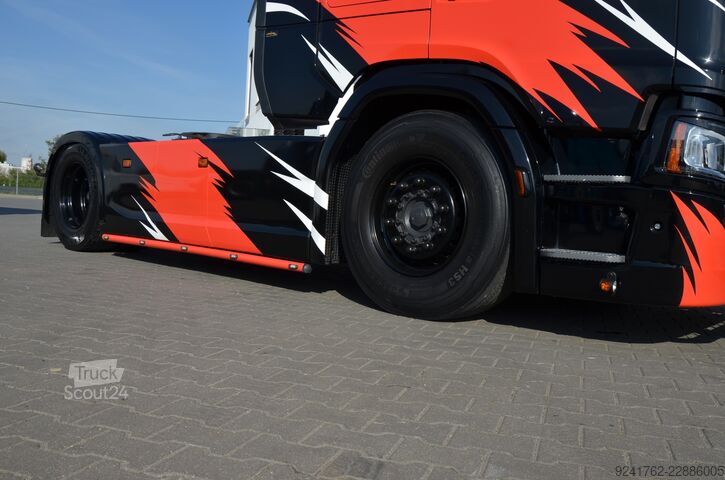 Tracteur routier standard Scania S 500 / 2019 / KLIMA P. / 4 POD/ FULL LED / TRUX / ACC / SKÓRA / DE 7408