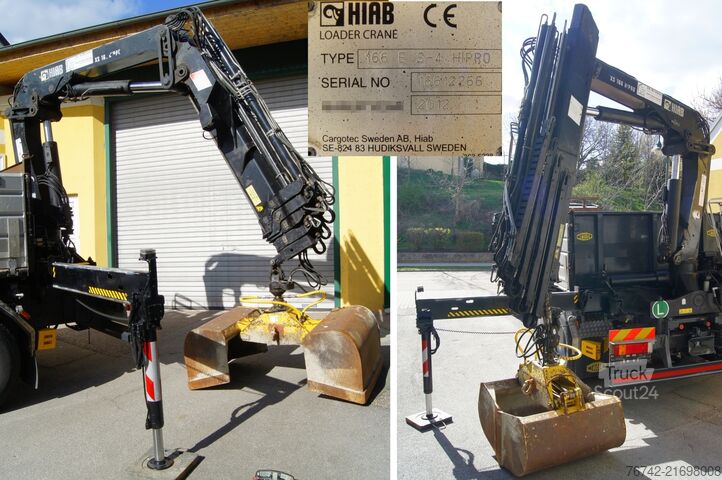 Kipper LKW Iveco TRAKKER 380T45 / 6x4/TÜV/Euro 5/HIAB 166 ES-4/MEILLER