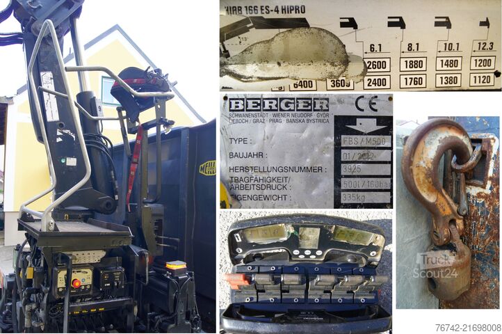 Kipper LKW Iveco TRAKKER 380T45 / 6x4/TÜV/Euro 5/HIAB 166 ES-4/MEILLER