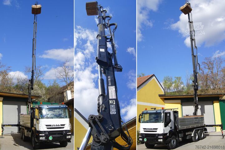 Dreiseitenkipper LKW Iveco TRAKKER 380T45 / 6x4/TÜV/Euro 5/HIAB 166 ES-4/MEILLER