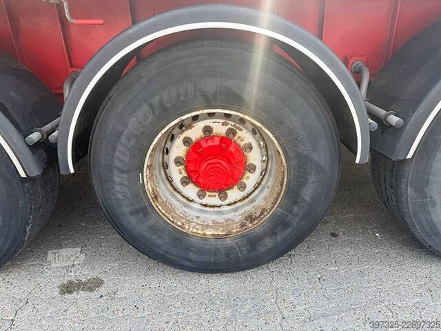 Platform trailer Kel-Berg 3 axle Extendable / Ausziehbarer auflieger