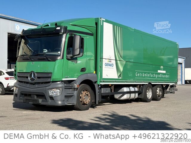 Вантажівка для напоїв MERCEDES-BENZ Actros2536*E6d*Klima*AHK*Schwenkwände*Lenk*Navi*