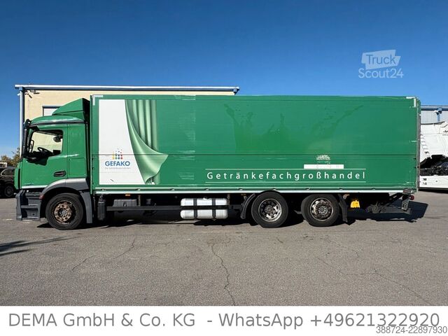 Вантажівка для напоїв MERCEDES-BENZ Actros2536*E6d*Klima*AHK*Schwenkwände*Lenk*Navi*