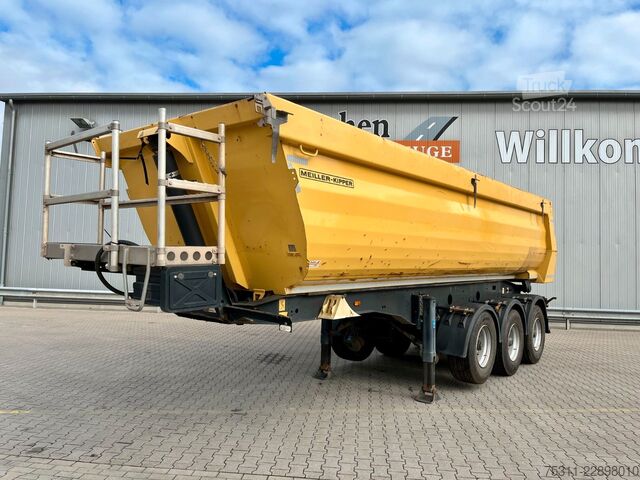 Polpriklopnik kiper MEILLER KISA3 25m³ Stahl*Luft/Lift*Rollplane*BPW*Stützen