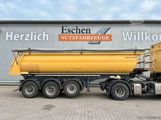 Polpriklopnik kiper MEILLER KISA3 25m³ Stahl*Luft/Lift*Rollplane*BPW*Stützen