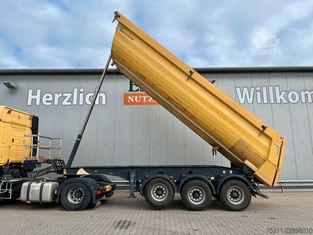 Polpriklopnik kiper MEILLER KISA3 25m³ Stahl*Luft/Lift*Rollplane*BPW*Stützen