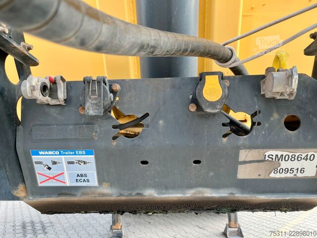 Polpriklopnik kiper MEILLER KISA3 25m³ Stahl*Luft/Lift*Rollplane*BPW*Stützen