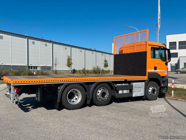 Erikoiskäyttöinen kuorma-auto MAN TGS 26.430/Pritsche6,10m/Lenkachse/ADR/NL16,4 to