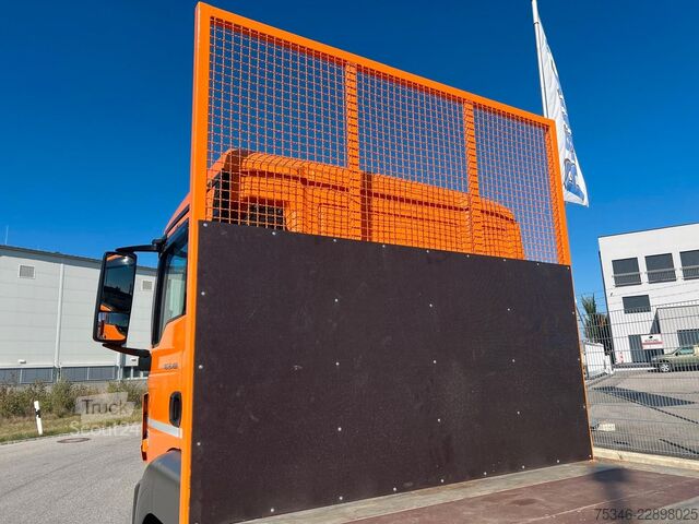 Kamion sa ravnom platformom MAN TGS 26.430/Pritsche6,10m/Lenkachse/ADR/NL16,4 to