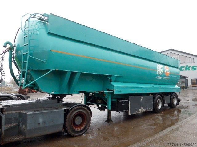 Silo oplegger  51m³ Heitling Silo/Futter/8 KA/Zwangsgelenkt