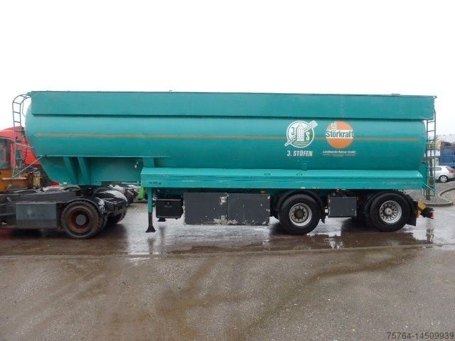 Silo oplegger  51m³ Heitling Silo/Futter/8 KA/Zwangsgelenkt