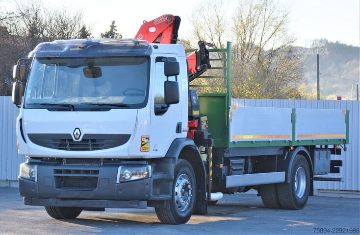Krautuvas sumontuotas ant sunkvežimio RENAULT Premium 370* FASSI F110A.22 * TOPZUSTAND