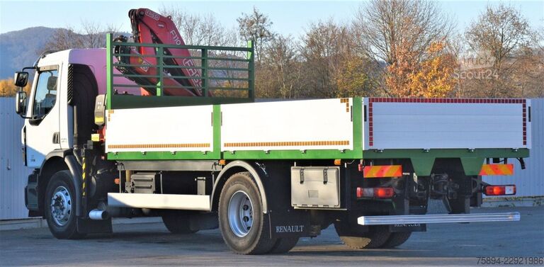 Krautuvas sumontuotas ant sunkvežimio RENAULT Premium 370* FASSI F110A.22 * TOPZUSTAND