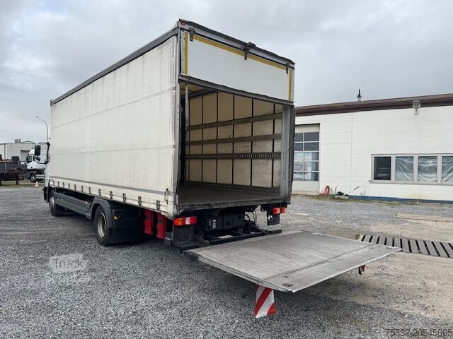 Vrachtwagen met dieplader & dekzeil Mercedes-Benz Atego 1524 BL Prit 7,3m Klima,Lbw 1,5 to