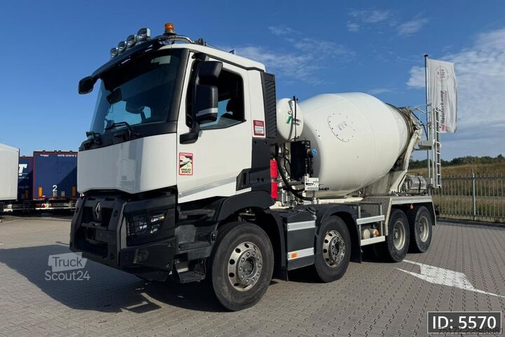Блендер Renault C430 Day Cab, Euro 6, / 8x4 / Full steel / Reta...