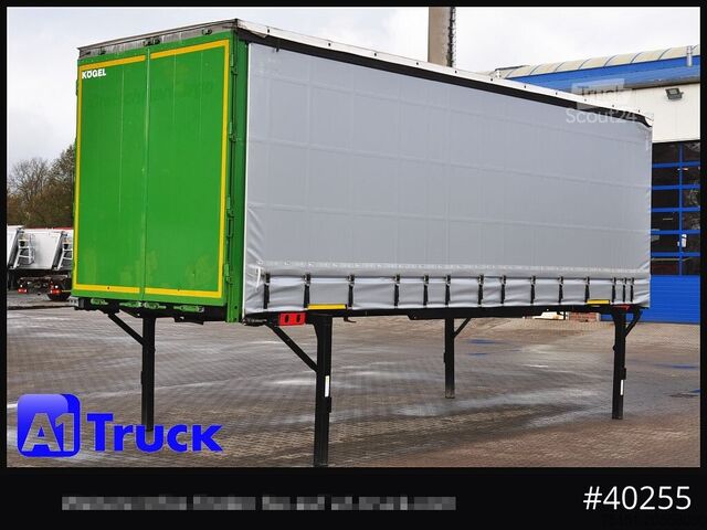 Değiştirilebilir kasa, platform ve brandalı KOEGEL 7.45 BDF Wechselbrücke, neue Plane, Bordwand