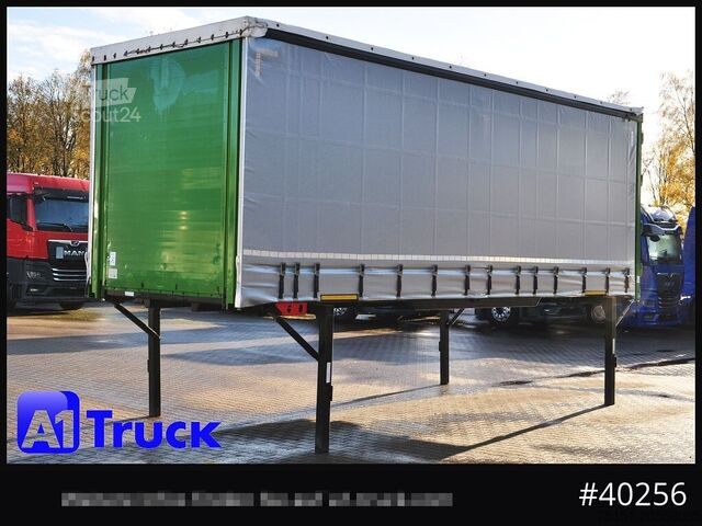 Châssis interchangeable avec plateau et bâche KOEGEL 7.45  BDF Wechselbrücke, neue Plane, Bordwand