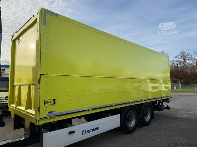 Italoszállító pótkocsi KRONE TANDEM-Anhänger Getränkekoffer 7,70 LBW 2.000 kg