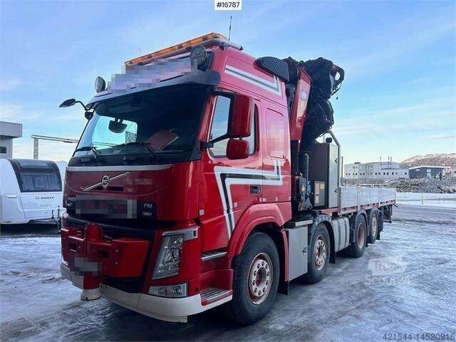 Volvo FM 8x2 Crane truck w/ 95 t/m HMF crane w/ Jib and