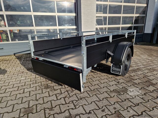 Rimorchio per auto Saris DV 135 mit Hochplane black  hochwertig gebremst direkt von ANHÄNGERWIRTZ online