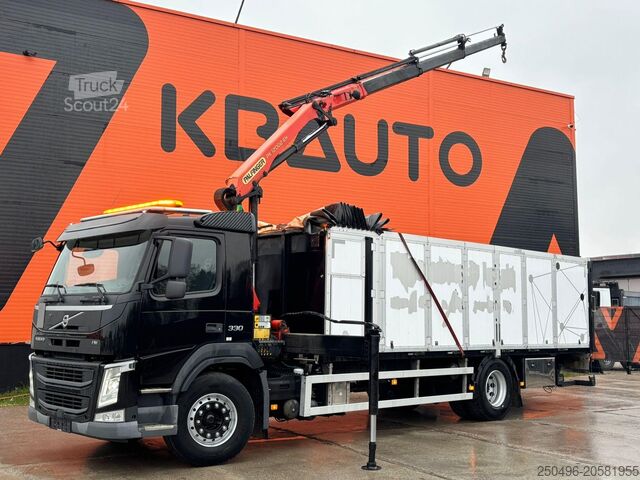 Atviras korpusas Volvo FM 330 4x2 PALFINGER PK 12002-EH B / BOX L=7196 mm