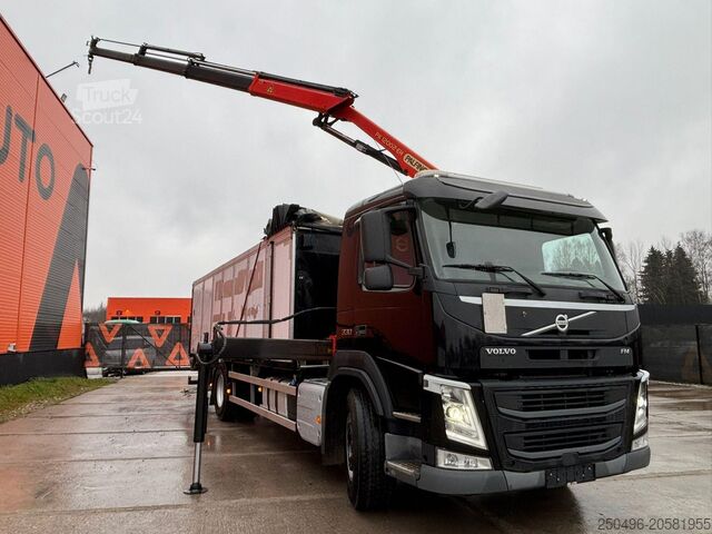 Cuerpo abierto Volvo FM 330 4x2 PALFINGER PK 12002-EH B / BOX L=7196 mm