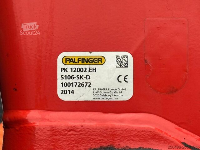 Odprto telo Volvo FM 330 4x2 PALFINGER PK 12002-EH B / BOX L=7196 mm