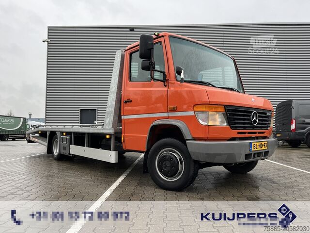Transporteur de voitures Mercedes-Benz Vario 612 D / Car - Machine Transporter 570 cm ...