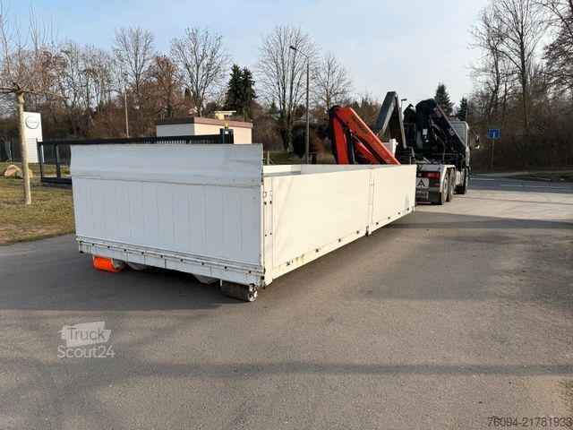 Camião porta-contentores de gancho  Abrollcontainer Kranmulde FUNK neuwertig