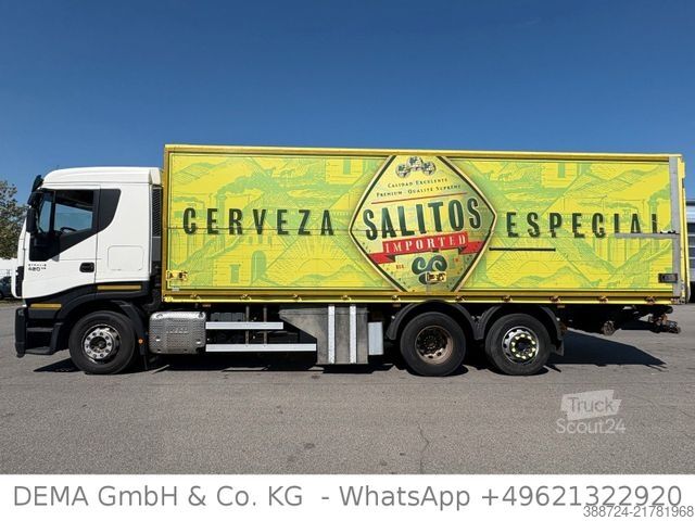 LKW mit Getränkeaufbau IVECO MAGIRUS*AS260SY*Ea6*LBW*Lenk*Geträ.Zertifika*TÜV