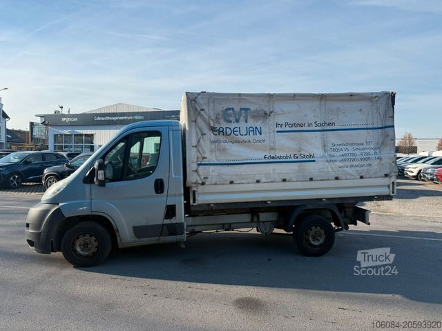 Camion bâché FIAT Ducato 3,0 Liter 160 Power Pritsche + Plane AHK