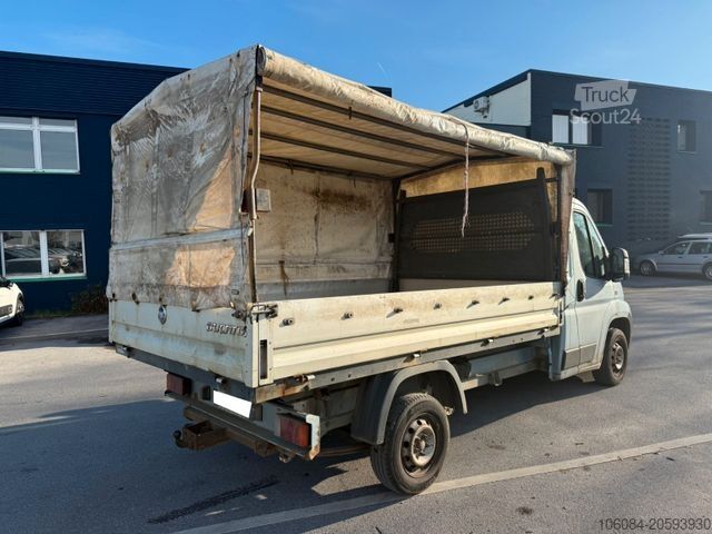 Fourgon pick-up FIAT Ducato 3,0 Liter 160 Power Pritsche + Plane AHK