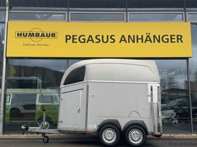 Hestetransporthenger BÖCKMANN Duo 2 Pferdeanhänger  2t. Holz/Poly MSS-System