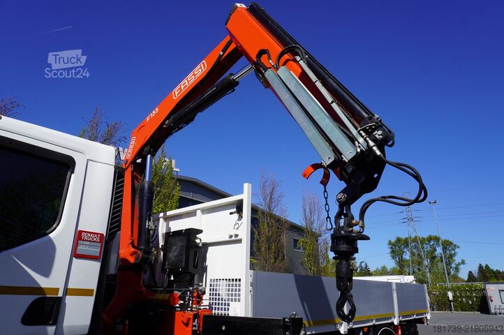 Piattaforma con gru Renault C280 DTI 8/ FASSI crane F135a.22 /15EPAL