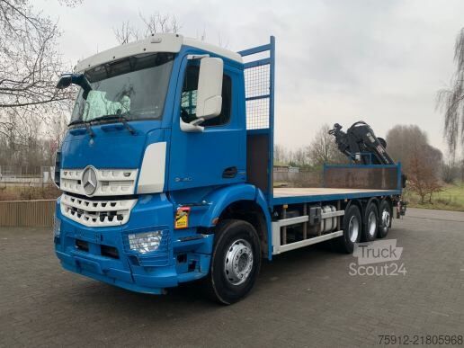 Kranbil Mercedes-Benz AROCS 3240 8X4 - HIAB CRANE XS 166-E5 HIPRO KRA...