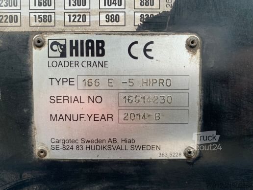 Kranbil Mercedes-Benz AROCS 3240 8X4 - HIAB CRANE XS 166-E5 HIPRO KRA...