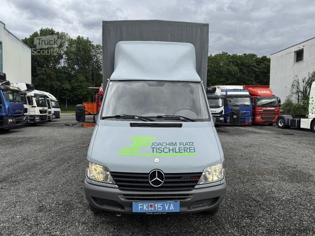 Camion bâché MERCEDES-BENZ Sprinter 413 Pritsche+Plane Maxi 71 Tkm original