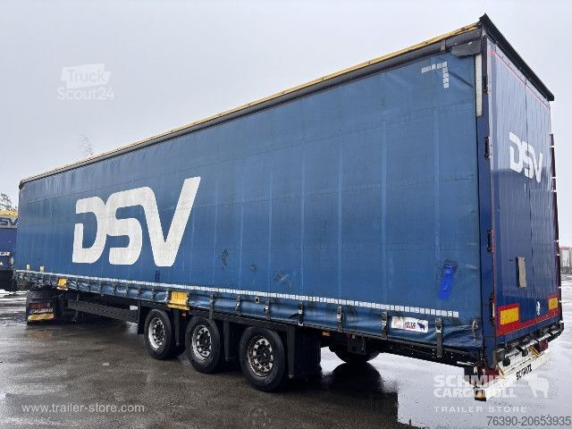 Atvira puspriekabė su tentu Schmitz Cargobull Semitrailer Curtainsider Mega