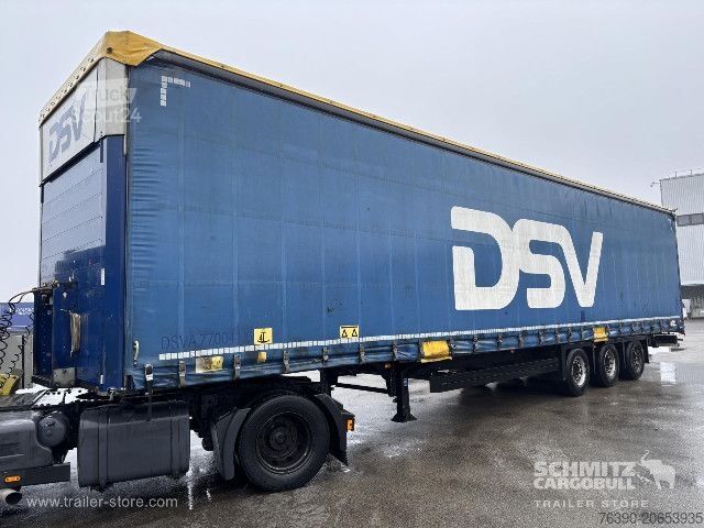 Atvira puspriekabė su tentu Schmitz Cargobull Semitrailer Curtainsider Mega