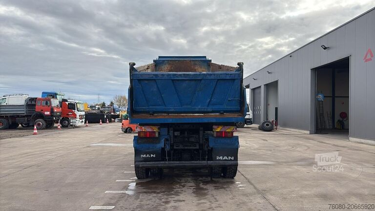 3-sidig tipp MAN 35.414 (6 CYLINDER / 8X6 / BIG AXLES / STEEL SU...