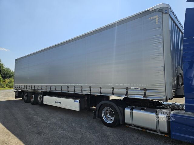 Auflieger mit Pritsche & Plane Krone SDP 27 eLB4-CS Innen 2.780mm