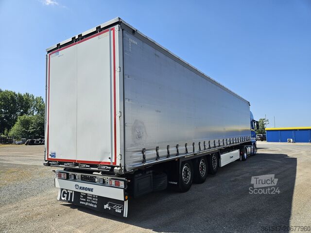 Auflieger mit Pritsche & Plane Krone SDP 27 eLB4-CS Innen 2.780mm