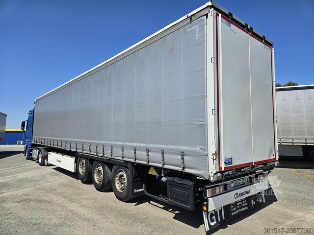 Auflieger mit Pritsche & Plane Krone SDP 27 eLB4-CS Innen 2.780mm