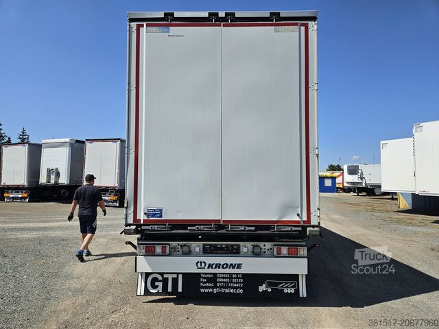 Auflieger mit Pritsche & Plane Krone SDP 27 eLB4-CS Innen 2.780mm