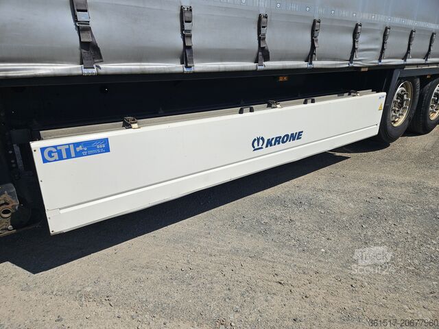 Auflieger mit Pritsche & Plane Krone SDP 27 eLB4-CS Innen 2.780mm